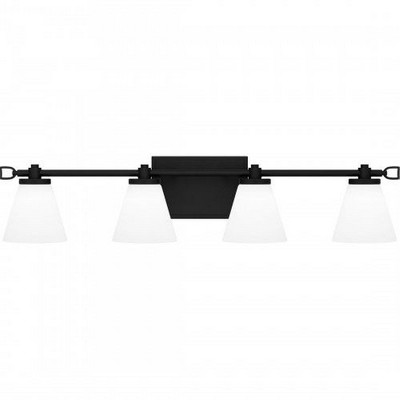 Quoizel Lighting Daniels 4 - Light Vanity in  Matte Black