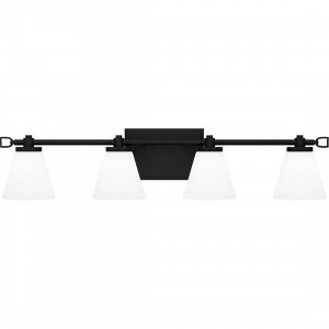 Quoizel Lighting Daniels 4 - Light Vanity in  Matte Black - 1 of 4