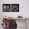 Stupell Industries Never Stop Modern Gamer 2pc Framed Giclee Art Set, Black, 17" x 17" - 2 of 4