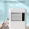 ZAFRO 10,000 BTU Portable Air Conditioners Cool Up to 450 Sq.Ft, 4 Modes Portable AC with Remote Control/LED Display/24Hrs Timer, White - 3 of 4