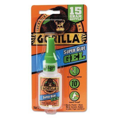 Gorilla Glue Instant Bond Superglue 15 g Bottle Clear 7600101