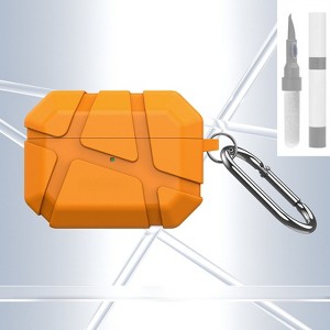 HTUTWOO Compatible with AirPods Pro 2 Case, Meteorite Texture Cool Unique, Rugged TPU Case for Men Women - 1 of 4