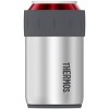 Thermos 12 Oz. Insulated Stainless Steel Beverage Can Insulator -  Silver/gray : Target