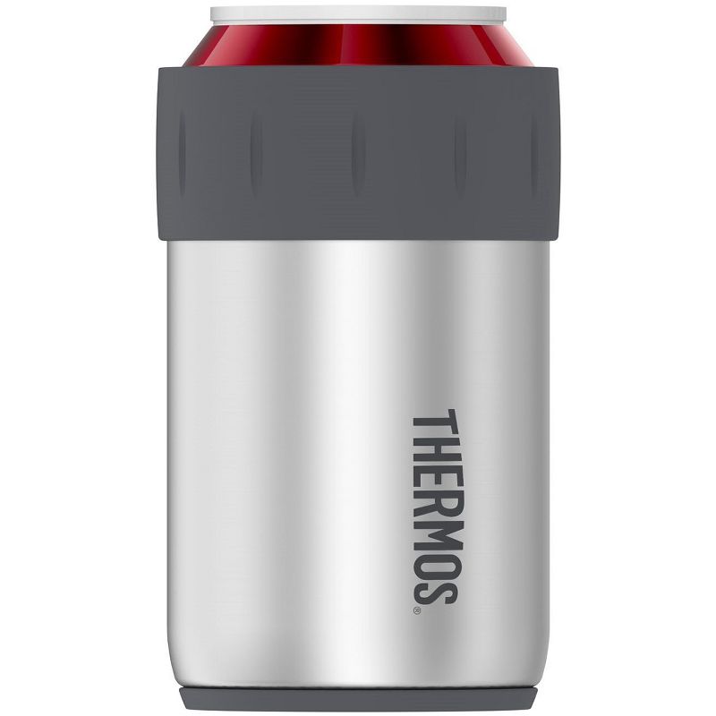 Thermos 12 oz. Insulated Stainless Steel Beverage Can Insulator - Silver/Gray, 2 of 3