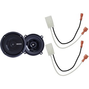 Memphis Audio PRX5 Power Reference Series 5.25" 2-Way Coaxial Speakers With Swivel Tweeters - Pair with Metra 72-6514 Chrysler/Dodge 1990-Up Speake... - 1 of 4