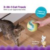Catstages Twist-A-Ball Convertible Ball Track Cat Interactive Toy - Green - 4 of 4