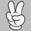 Mens Mickey & Friends Peace Sign Gloves Tank Top - 2 of 4
