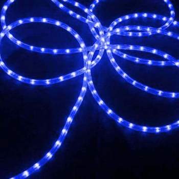 J. Hofert Co Commercial Grade Christmas Rope Light Set White Cord - Blue