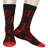 Marvel Deadpool The Degenerate Men's 3-Pack Mid-Calf Adult Crew Socks - 2 of 4