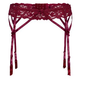 Adore Me Women's Lacie Garter Belt Lingerie - 1 of 3