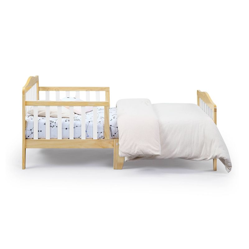 Olive &#38; Opie Twain Toddler Bed - Natural/White, 3 of 9