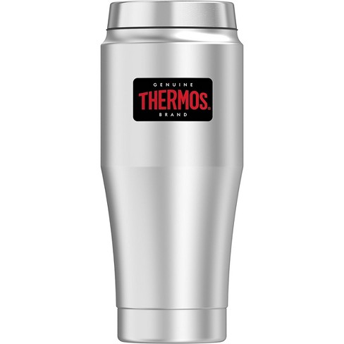 Thermos Stainless King Vacuum Insulated White Travel Tumbler 16 oz 