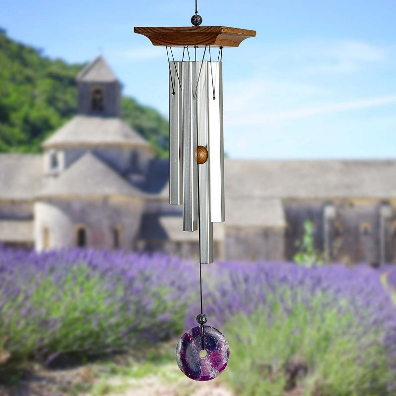 Woodstock Windchimes Woodstock Amethyst Chime , Wind Chimes For Outside, Wind Chimes For Garden, Patio, and Outdoor Décor, 21"L, 3 of 10