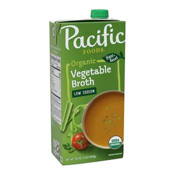 Pacific Foods Gluten Free Organic Low Sodium Vegetable Broth - 32oz