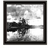 HomeRoots Lakeside Pines Black Framed Print Wall Art - 4 of 4