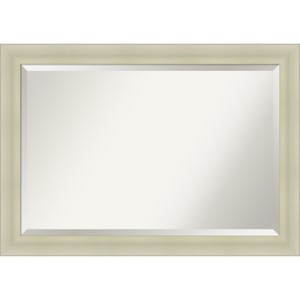 Amanti Art Oliver Beveled Wood Framed Bathroom Vanity Wall Mirror - 1 of 4