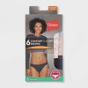 Hanes Women's 6pk Comfort Flex Fit Microfiber Bikini Underwear