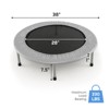 Infans 38" Mini Folding Trampoline Portable Recreational Fitness Rebounder - 2 of 4