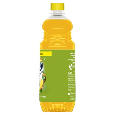 Fabuloso Pineapple Liquid All-Purpose Cleaners - 56oz: Multi-Surface, Furniture, Floor Usage