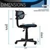 Techni Mobili Student Mesh Task Office Chair Color Black - 3 of 4