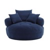 PAGED Modern Bean Bag Chair Giant Accent Chair with 3 Pillows, Single Sofa Sleeper Chair for Lounging, Reading, Gaming - 3 of 4