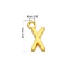 Unique Bargains Metal Bulk Elegant DIY Crafts Jewelry Making Initial Pendants 50 Pcs - 2 of 4