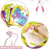 Joyfy 48 Pcs Easter Gift PE Bags 11.8x11.8 Inches, Egg Shaped Easter Goodie Bags for Egg Hunt Party Treats and Kids Party Favor Supplies - 4 of 4