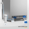 24 in. 440 lb. 450W 115V Air Cooled Ice Machine Maker Under Counter - 2 of 4