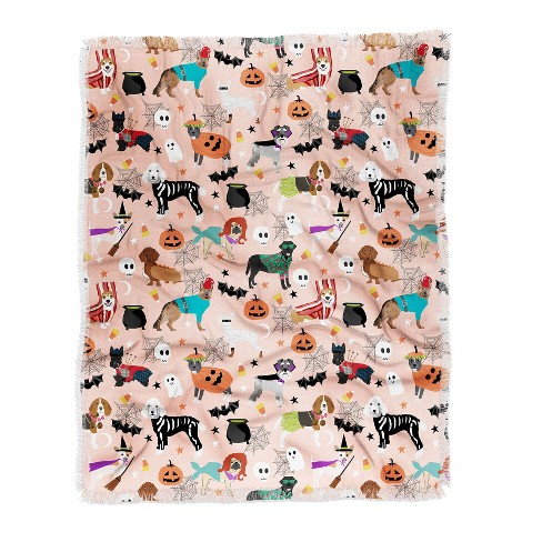 Throw blanket with dogs on online it