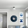 Hudson and Canal 11" Wide Semi Flush Mount with Glass Shade - 3 of 4