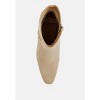 Hakra Flared Heel Suede Boots Women - 4 of 4