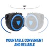 Wall Mount Air Hose Reel  Retractable - Auto Rewind Compressor Hose Reel with 180° Swivel, 300 PSI Hybrid Hose, 1/4" Out, 3/8" In (PP) - 4 of 4