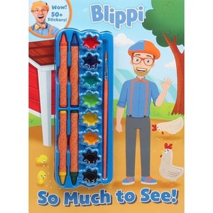 Blippi: So Much to See! - (Color & Activity with Crayons and Paint) by  Editors of Studio Fun International (Paperback) - 1 of 4