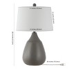 Sinrus Table Lamp - 26.25 Inch Height - TBL4380 - Taupe - Safavieh - 3 of 3