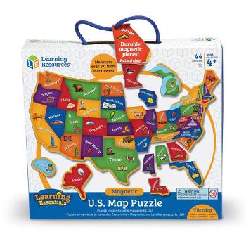 Learning Resources Magnetic U.S. Map Puzzle - 44pc