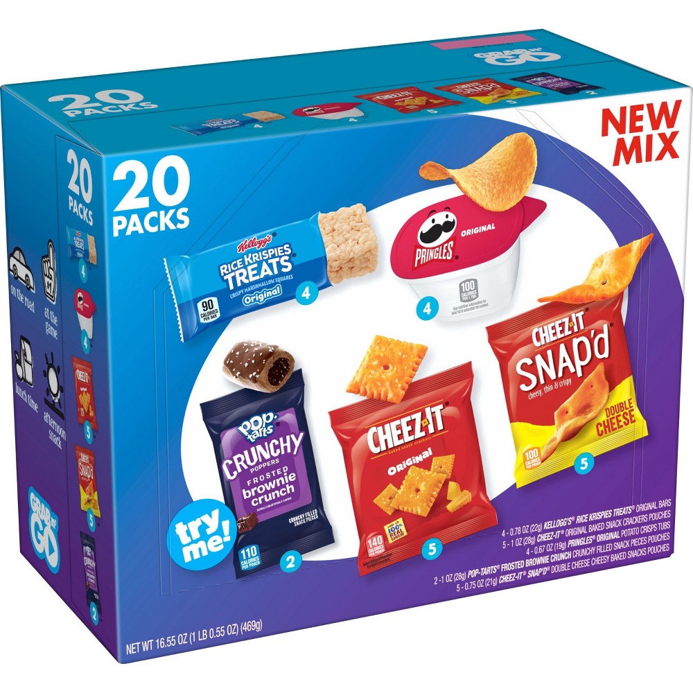 Cheez-It Kellogg's New Sweet & Salty Crackers Mix - 16.65oz/20ct