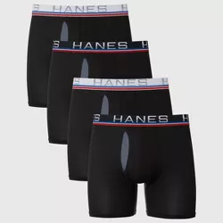 Hanes Premium Men's Xtemp Total Support Pouch 3+1 Boxer Briefs