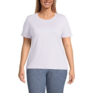 Lands' End Women's Relaxed Supima Cotton T-Shirt - 1 of 3