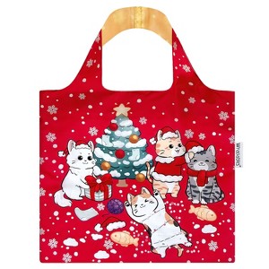 Wrapables Christmas Holiday AllyBag Collection Reusable Shopping Bag - 1 of 4