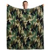 Catalonia Fleece Plush Throw Blanket, Fuzzy Snuggle Blanket for Boys Camping Traveling Couch Bed, Lightweight, Reversible, All Season Use, 50"x60" - 2 of 4