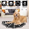 Spider Web Bath Mat Large Spider Web Rugs for Bedroom Gothic Home Decor Witchy Horror Goth Room Rugs Machine Washable Non-Slip Area Rugs - 4 of 4