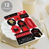 Big Dot of Happiness Red Carpet Hollywood - Movie Night Party Favor Sticker Set - 12 Sheets - 120 Stickers - 2 of 4