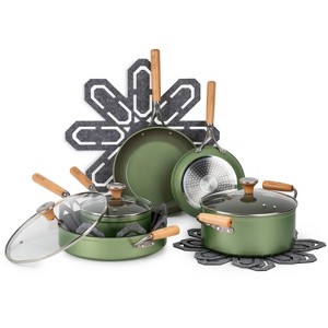 Brooklyn Steel 12pc Silicone/Ceramic Atmosphere Cookware Set - 1 of 4