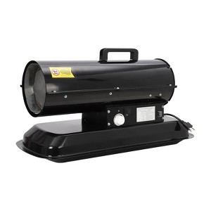 80,000 BTU Forced Air Diesel Heater & Kerosene Heater, Torpedo Space Heater with Thermostat Temperature Control, Portable for Outside, Jobsite - 1 of 4