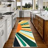 Coucheta Area Rug Machine Washable Non-Slip Modern Minimalist Accent Carpet for Living Room Bedroom Entryway,Multi-Color & Size - 2 of 4