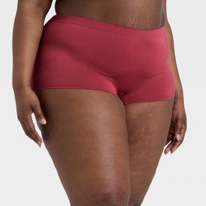 Women's Seamless Boy Shorts Underwear - Auden™ - 1 of 3