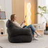 Large Bean Bags For Adults,Lazy Boy Sofas,Teddy Fabric Lazy Sofa Bean Bag Chair,Sponge Filling Bean Bag Couch-Cuddlewood - 3 of 4