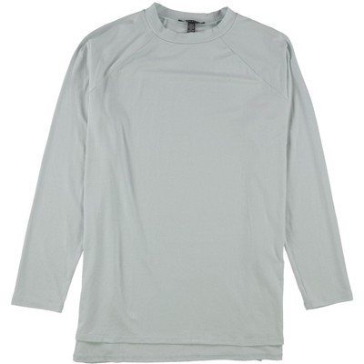 Eileen Fisher Womens Solid Side-Vent Crewneck Pullover Blouse