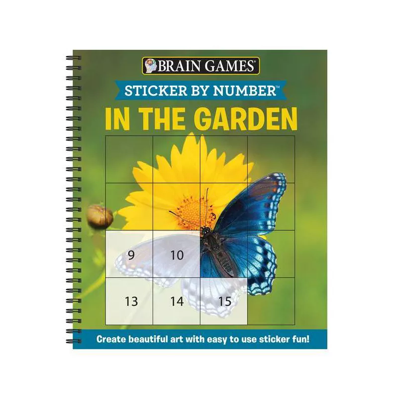 Brain Games - Sticker by Number: In the Garden