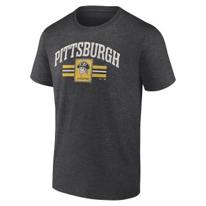 MLB Pittsburgh Pirates Men's Bi-Blend Short Sleeve T-Shirt - 1 of 3